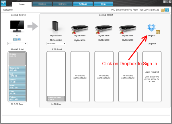 Comment Cr Er Une Sauvegarde Dans Un Compte Dropbox En Utilisant Wd