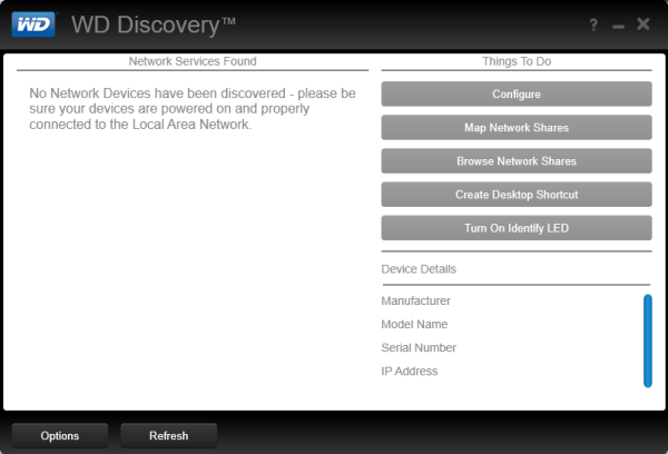 Utilizzo di WD Discovery per accedere al dashboard di un disco fisso di ...