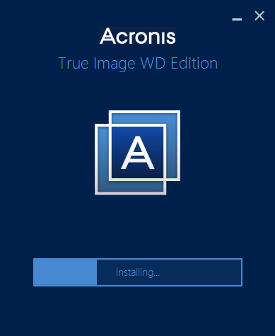 how to install acronis true image wd edition