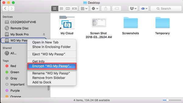 How To Encrypt My Passport For Mac