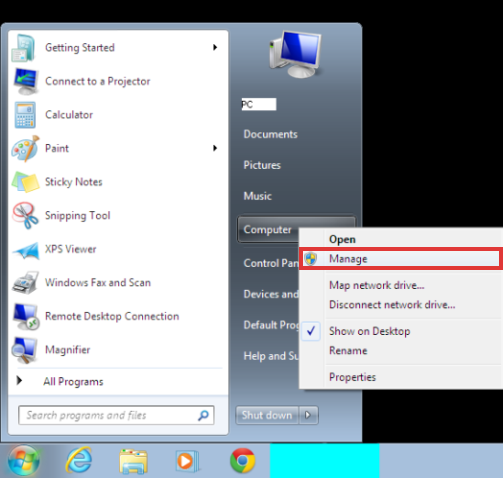 How To Access Disk Management On Windows Vista