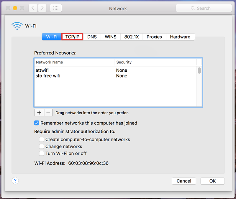 How to obtain the Mask, Gateway IP address, and DNS address WD