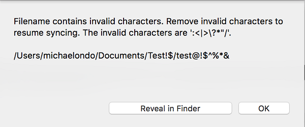 WD Sync stops processing when using invalid characters in folder names ...