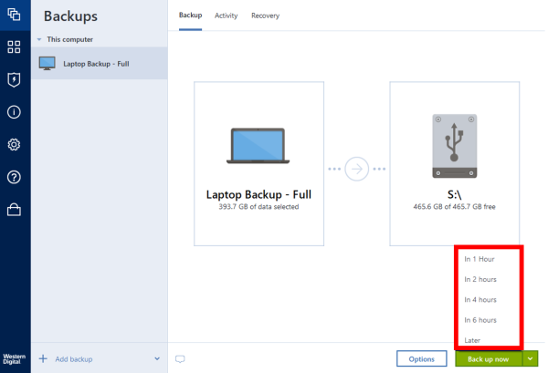 how to create entire pc backup acronis true image 2019