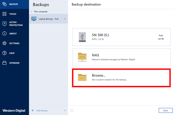 wd acronis true image backup program