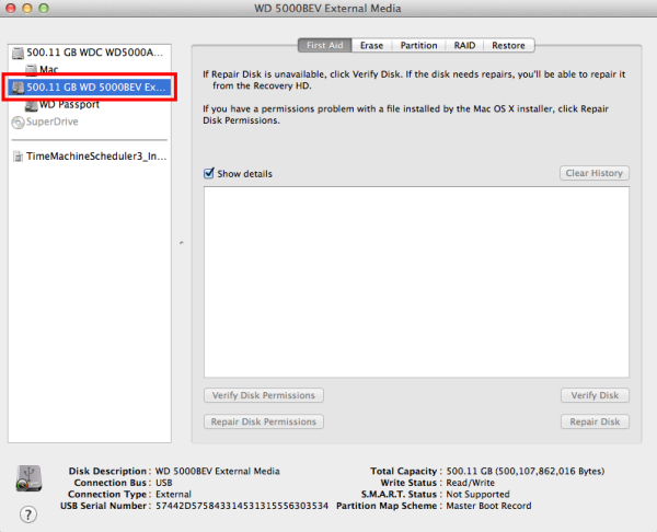 Critical issue on wd drives with os x mavericks