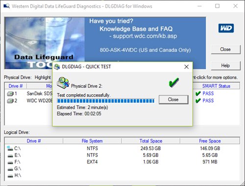Western Digital Data Lifeguard Diagnostic
