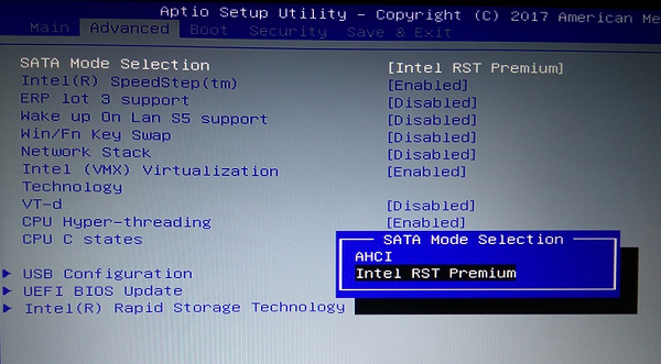 install standard sata ahci controller driver during boot