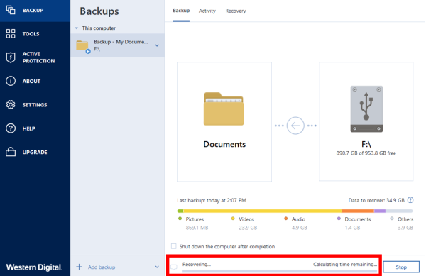 acronis true image does not overwrite old data