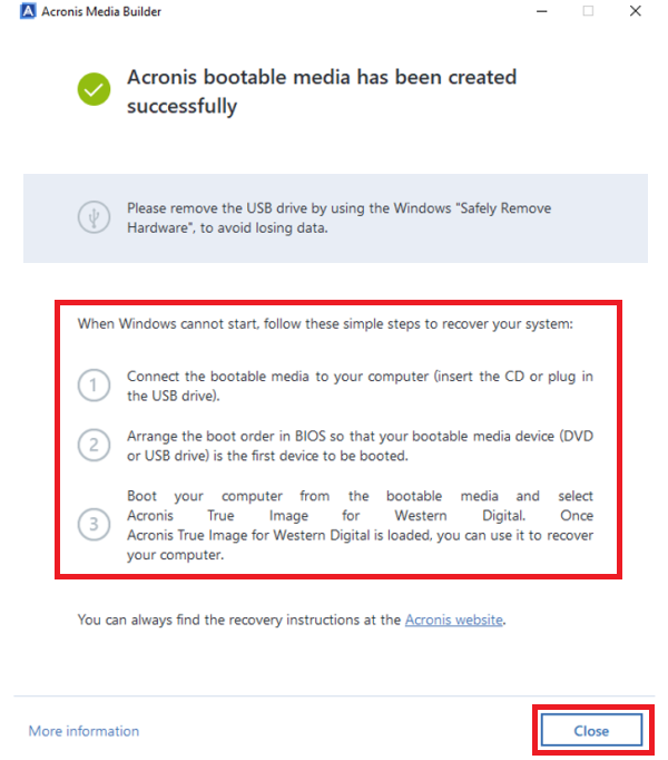 is acronis true image software included with wd my passport