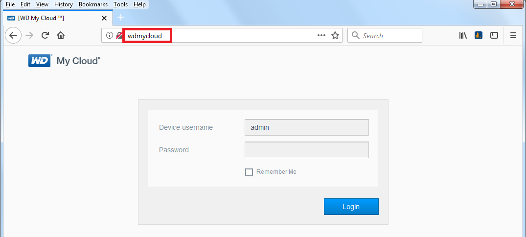 wd local cloud url