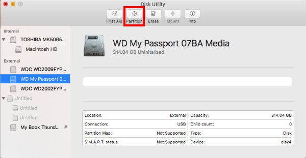 wd my passport external hard drive format for exfat mac