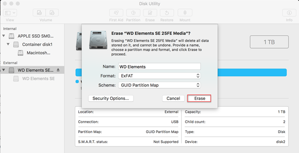 wd elements driver software for mac