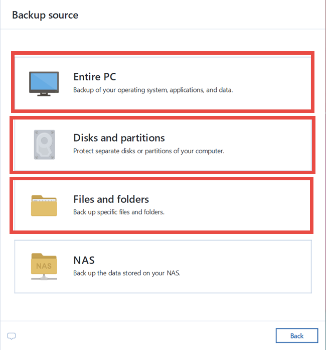 which external drive for acronis true image