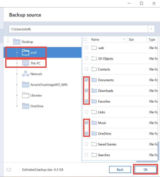 using acronis true image to backup to a nas