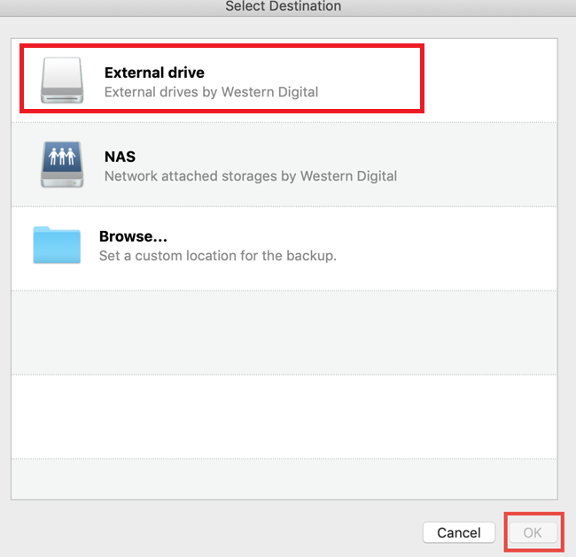 acronis true image 2018 external hard drive not accessible