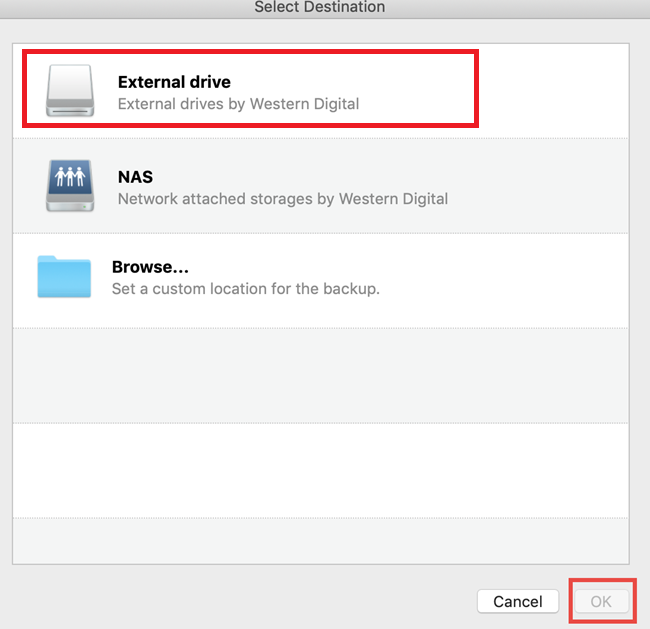 how to backup external drives on acronis true image 2019