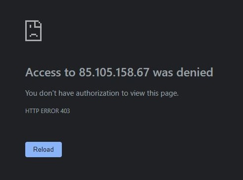 My Cloud OS 5: Cannot Access Administration Dashboard (HTTP ERROR 429)