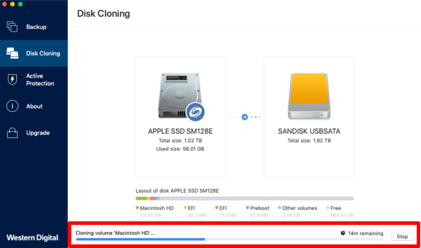 will acronis true image wd edition clone a mac harddrive