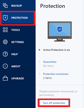 active protection acronis true image