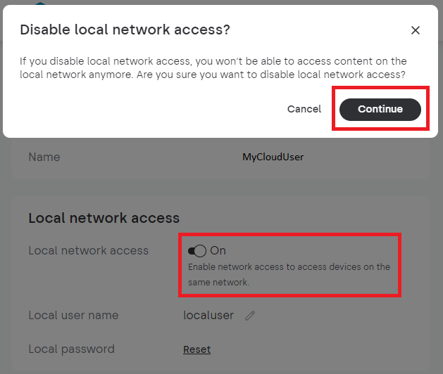 How To Enable Local Network Access To Data On My Cloud Home And Ibi ...