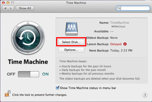 can i use an sd card for time machine on mac