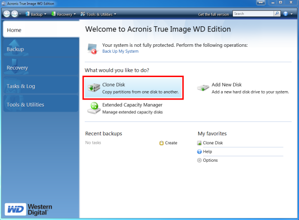 how to clone hard drive acronis true image 2014