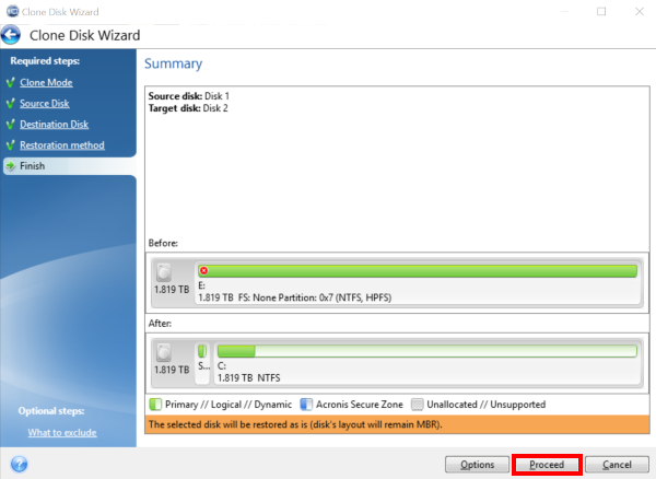 how to use acronis true image wd edition software