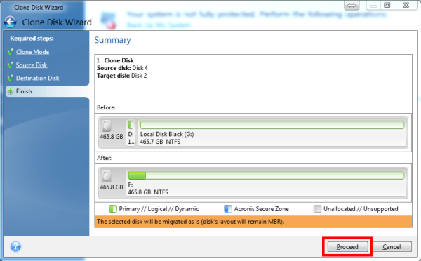 acronis true image does not detect hard drive