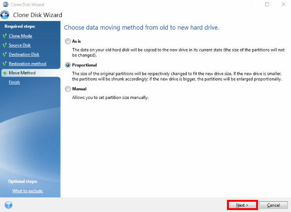 how to clone using acronis true image wd edition