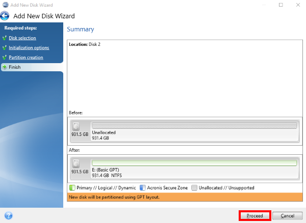 acronis true image wd edition does not continue after reboot