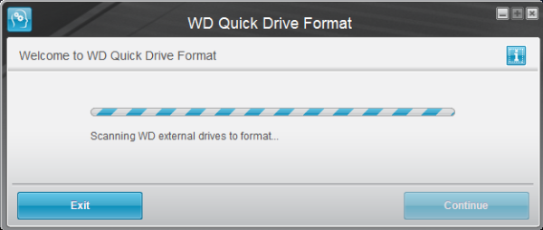 wd drive utilities says attach a supported drive