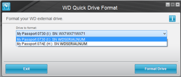how to format wd drive for mac