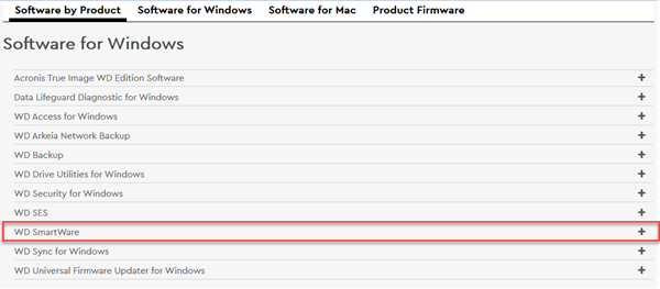 wd smartware download mac