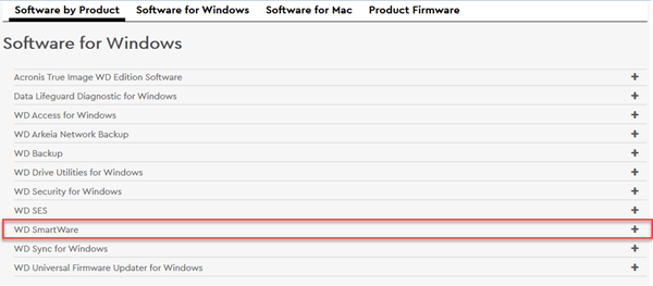 wd smartware download for mac