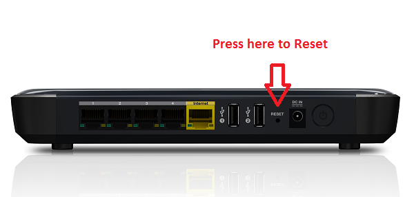 i need a way to restart my airbridge router