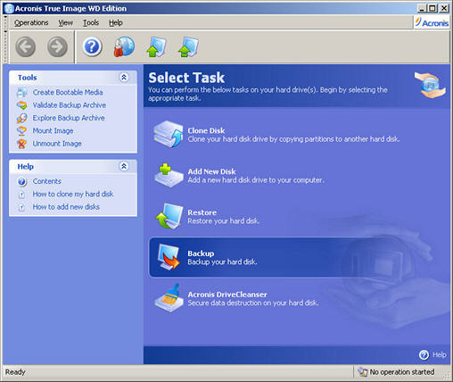 acronis true image wd edition windows 2000