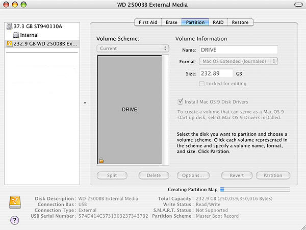 How to partition, format, or reformat an internal or external drive on