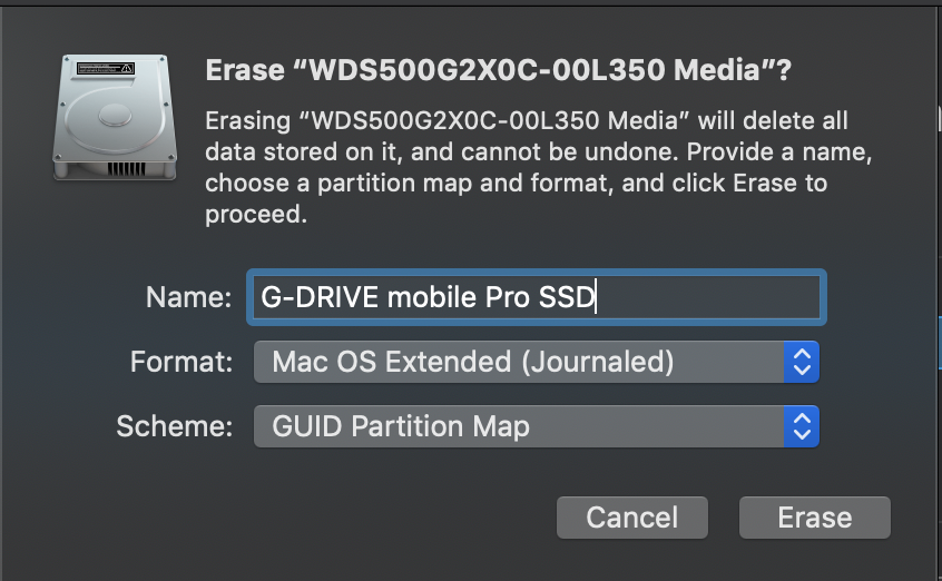 how to reformat wd hard drive for mac