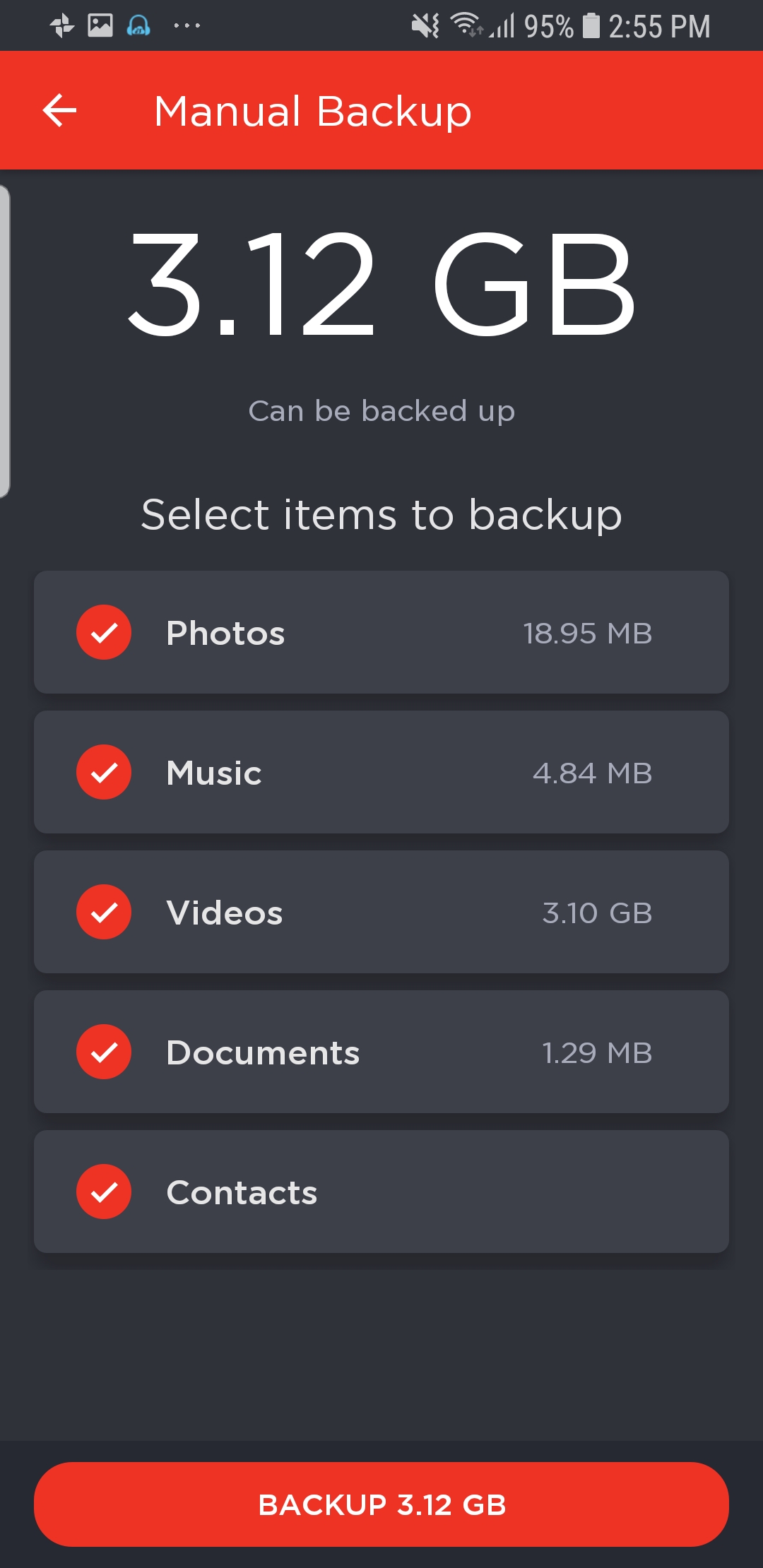 Memory Zone Backup and Restore Files