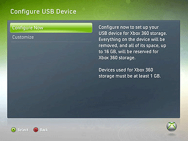 revista filosofía Abandonar Configuración del Flash Drive USB Xbox 360
