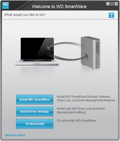 wd smartware virtual cd manager mac unlock