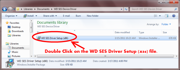 Wd ses device usb device  