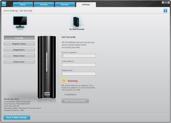 wd smartware virtual cd manager mac unlock