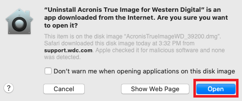 run the repair installation of acronis true image