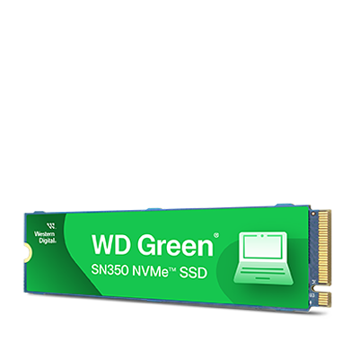 WD Green SN350 NVMe SSD WDS100T3G0C - SSD - 1 To - PCIe 3.0 x4 (NVMe)